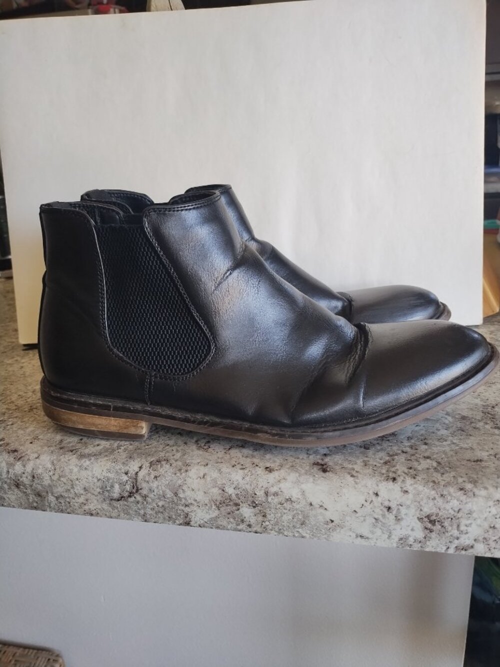 Stylish Men's Black Ankle Boots for Dressing up or down